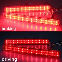 1 pair led rear bumper reflector light for land rover discovery 3 4 2005 2013 for range rover sport 2010 2013 tail brake lamp
