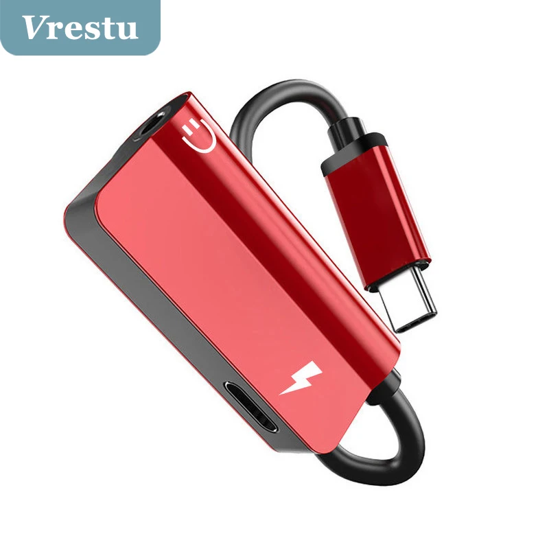 

USB C to 3.5mm Type C Cable Adapter for Huawei P40 30 Pro Xiaomi mi 10 9 Redmi Charging USB Type c 3.5mm AUX Earphone Converter