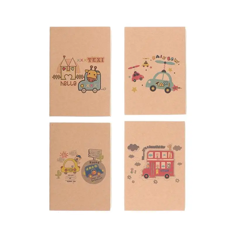 24 шт. блокнот из крафт бумаги Пустой дорожный журнал набор для рисования