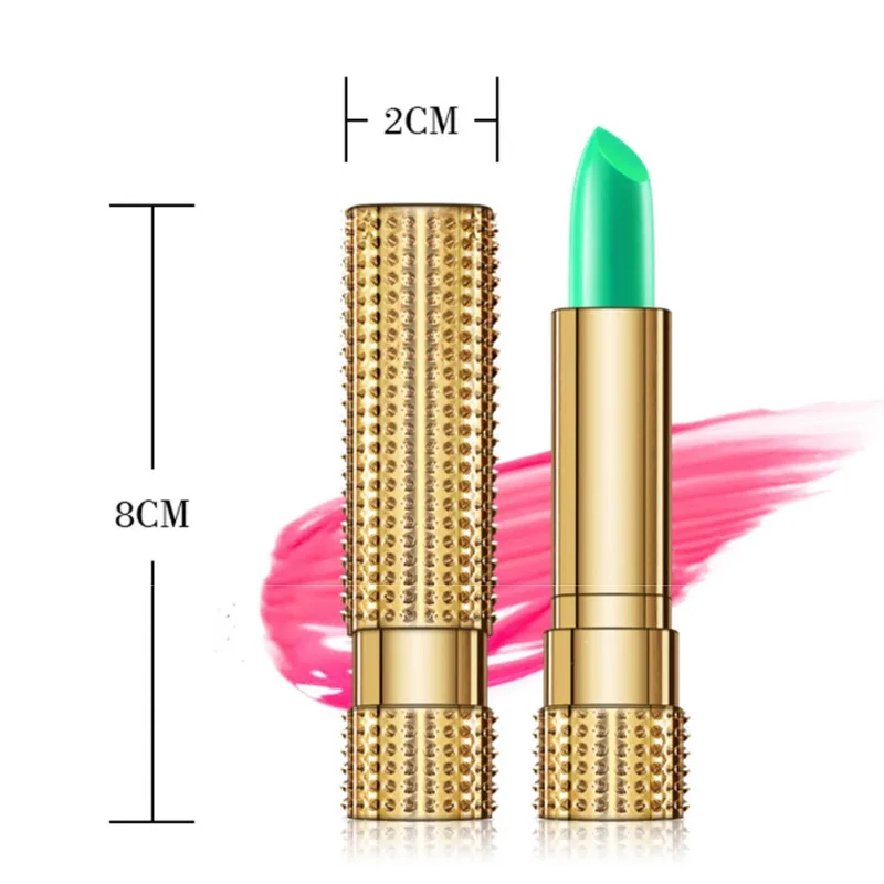 Увлажняющий бальзам для губ меняющий цвет стойкий водостойкий гладкий