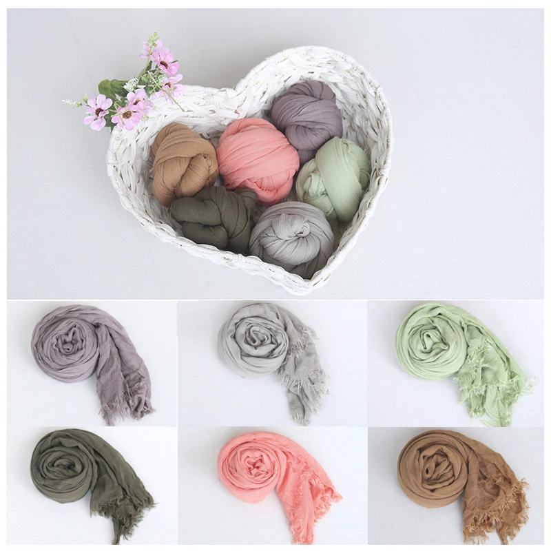 Новорожденные оборки стрейч оберточная фотография Реквизит длинные фотообои