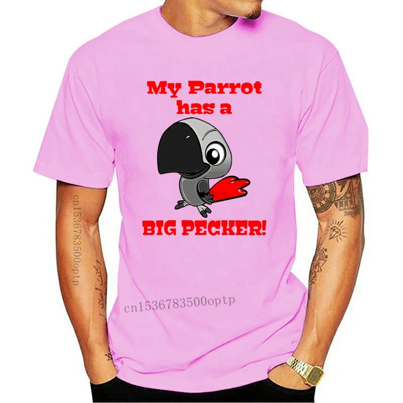 

New Men T shirt Funny and Cute Parrot for African Grey Lovers funny t-shirt novelty tshirt women