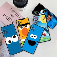 biscuit loving monster case for samsung a51 a12 a21s funda for galaxy a71 a31 a52 a32 a02s a11 a72 matte soft phone coque