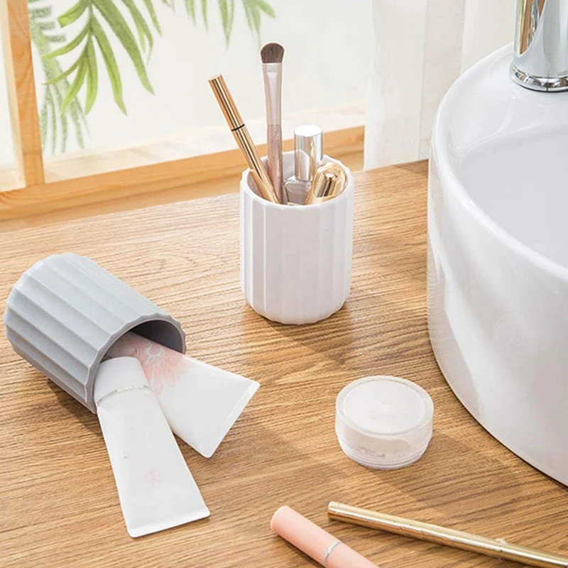 

Pen Holder, Desk Pencil Cup Stand, Pencil Storage Box, Brush Container Organiser Office Supplies for Office Home Decor