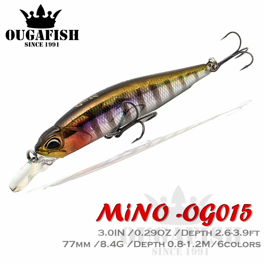 Новые Джеркбейт рыболовные приманки Minnow новая приманка Мино 77 мм 8 4 г воблер Карп