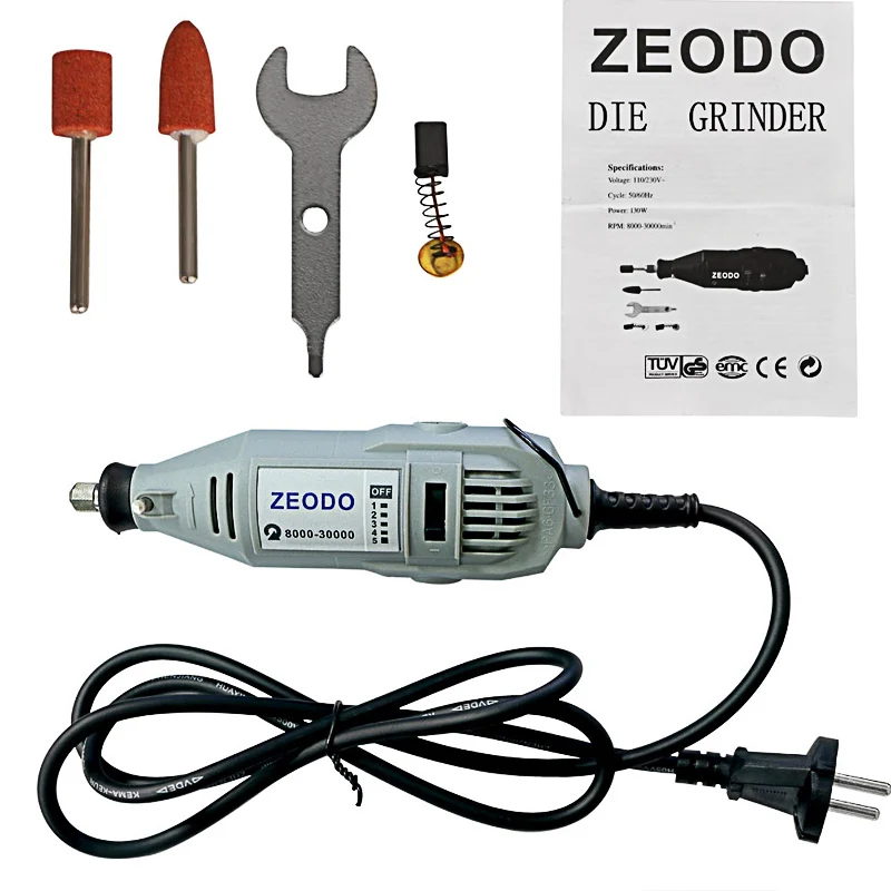 Миниатюрная электрическая гравировальная дрель шлифовальный станок 130 Вт Мощный