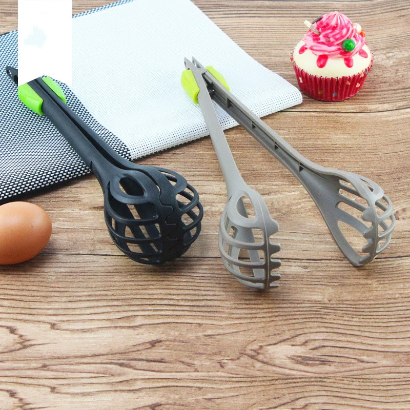 

Multifunctional 3 in 1 Egg Beater Drinks Whisk Mixer Stirrer Nylon Noodle Tongs Pasta Spaghetti Tongs Food Clips Kichen Tools