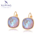 Xuping Роскошные ювелирные изделия Новые поступления очаровательные стильные красочные хрустальные серьги для женщин и девочек 810626212