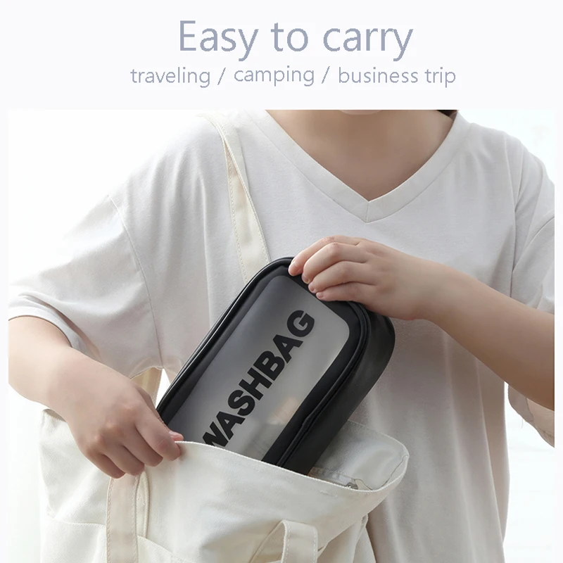 BUBM многофункциональная Прозрачная женская косметичка водонепроницаемая