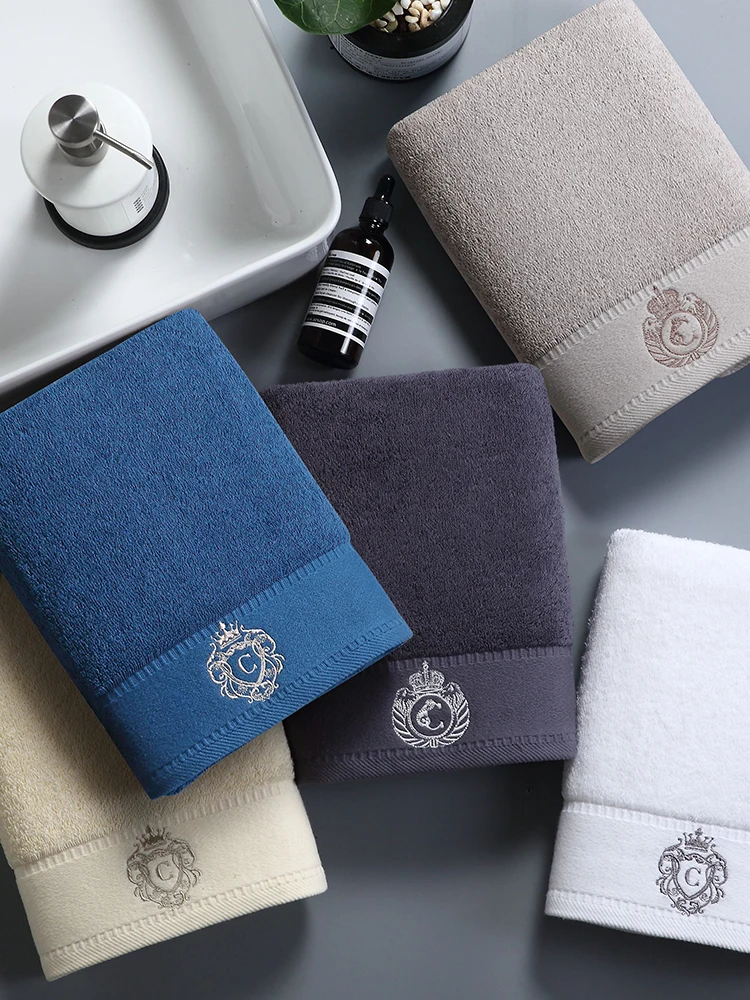 Роскошное белое полотенце для лица отеля толстое Мягкое хлопковое из