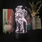 Светодиодный ночсветильник 3d Genshin Impact Beidou, акриловая Светодиодная лампа, игровые RGB цвета, управление через приложение для смартфона, детские подарки