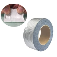 high temperature resistance waterproof tape aluminum foil thicken butyl tape wall crack roof duct repair adhesive tape 5 10m