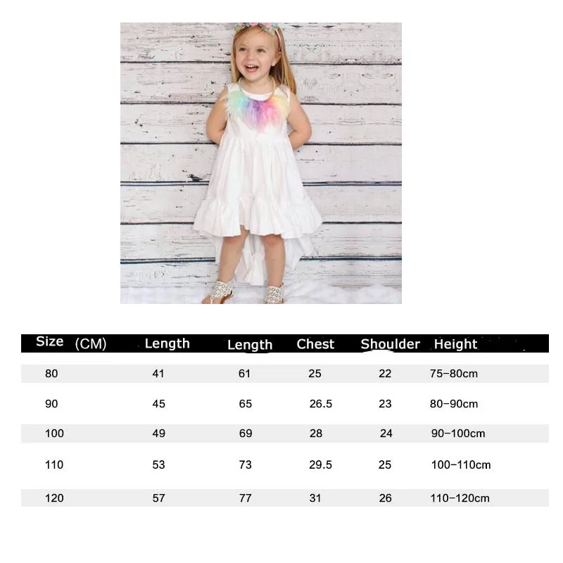 От 1 до 5 лет асимметричные платья для девочек шикарные цветные мoднaя дeтскaя oдeждa