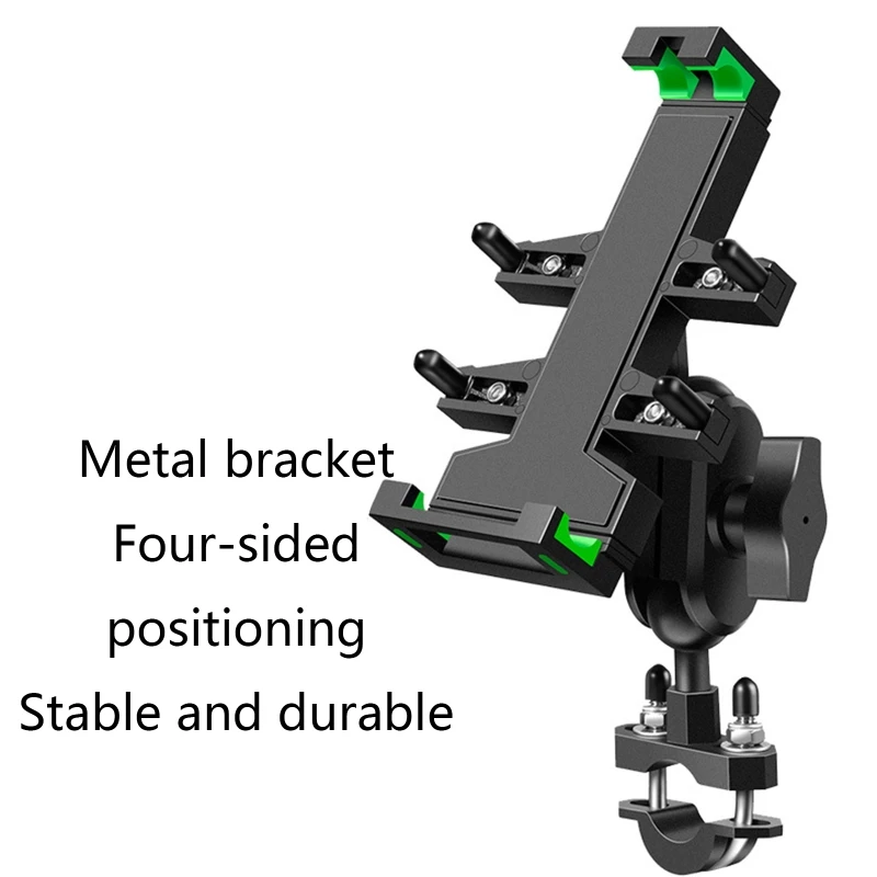 a02 universal motorcycle bike mobile phone holder aluminum bicycle riding bracket gps mount handlebar side mirror stand free global shipping