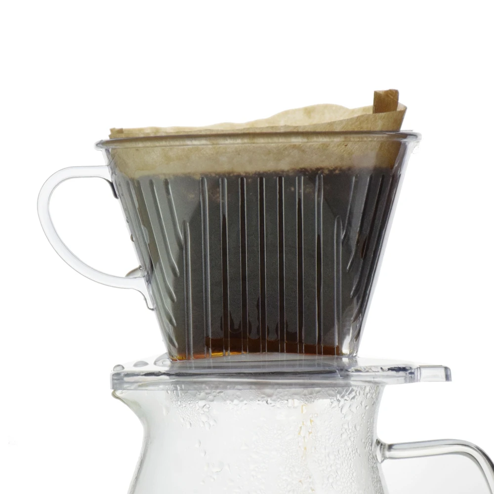 Пластиковые фильтры для кофе V60 Eco coffee Dripper Clear размер 01 Размер 02 40 шт. инструменты