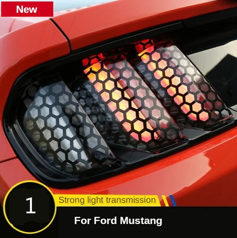

Car Sticker Protection Is Suitable for Ford Mustang Tail Light Film Modified Tail Light Film Honeycomb Film Tail Light Film