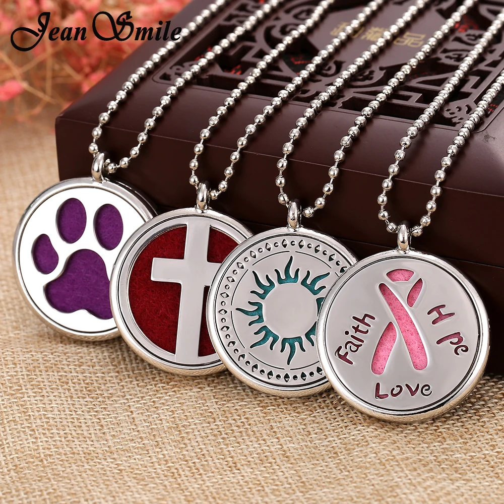 Дропшиппинг диффузор ожерелье открытые винтажные Медальоны Подвеска духи