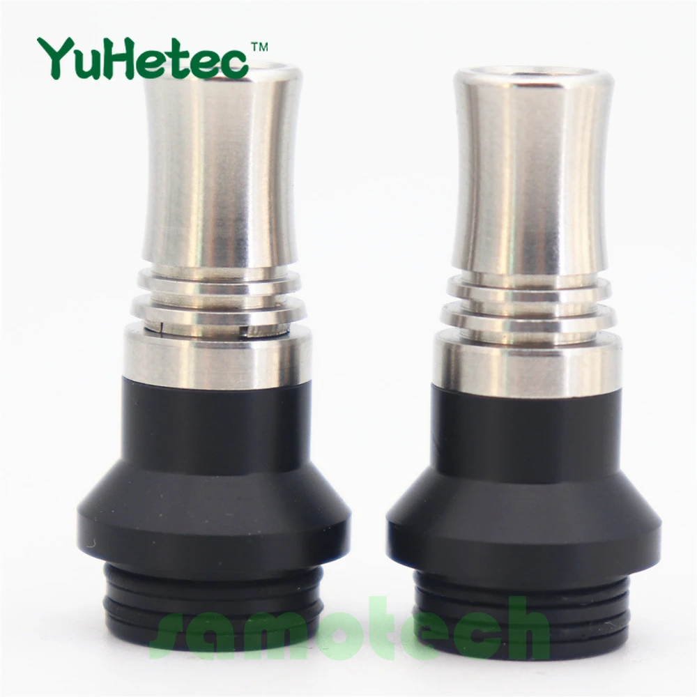

YUHETEC 4pcs 510 810 9 Holes Long Drip Tip Prevent Eliquid For RDA RTA Tank 810 vs Berserker mtl rta drip tip vape tank