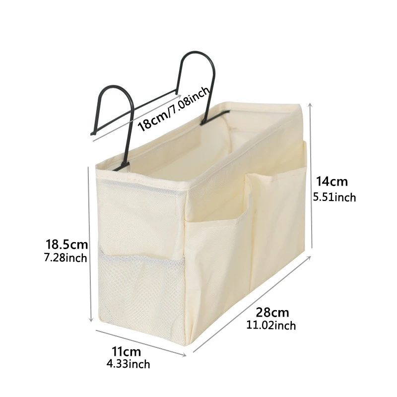 Desktop Storage Basket Magazine Sundries Toy Storage Bag Bedroom Bedside Cosmetic Book Organizer For Stationery Storage Box