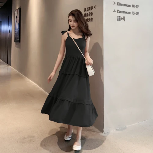 Женское платье макси в стиле бохо TingYiLi винтажное шифоновое для отдыха на пляже