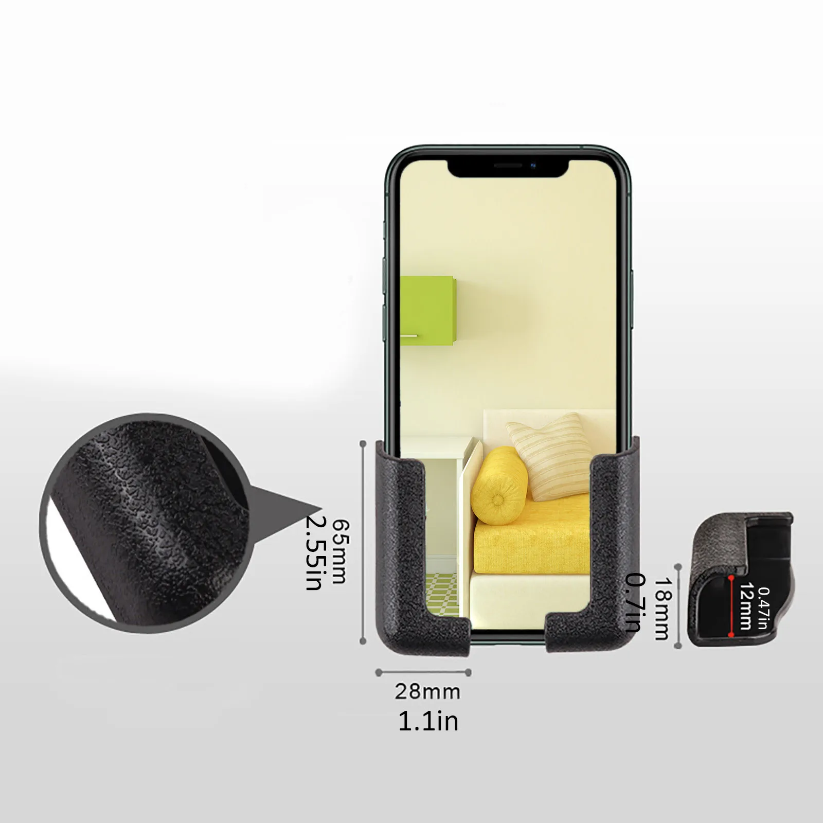 1 пара универсальная самоклеящаяся мобильный телефон держатель аксессуары для