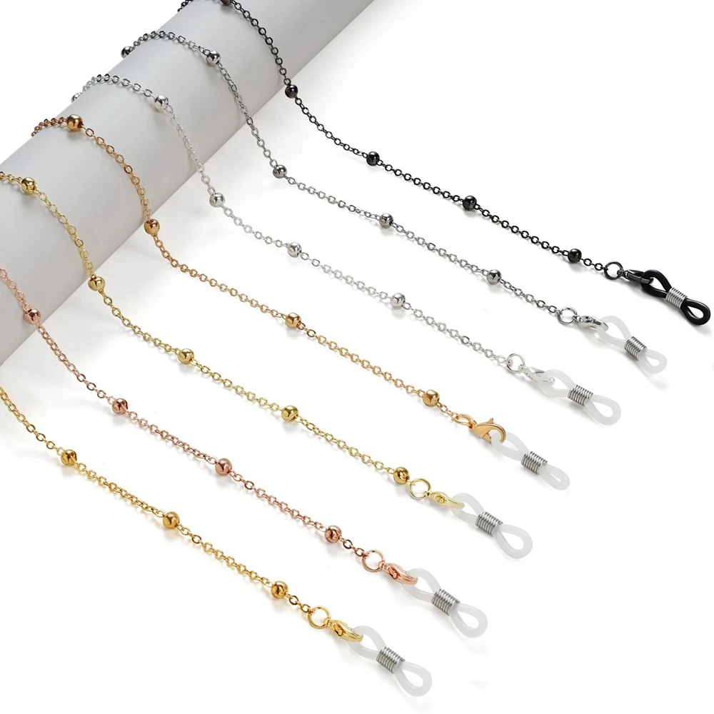 Цепочка для очков женская из металлического сплава стильная маленькая