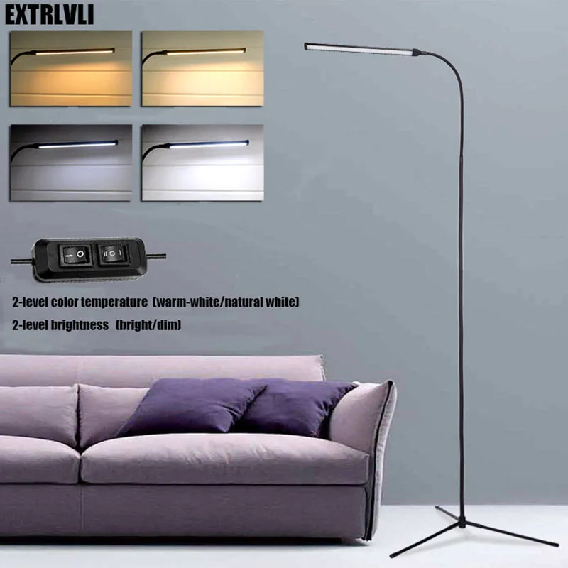 Напольная светодиодная лампа с регулируемой яркостью портативный