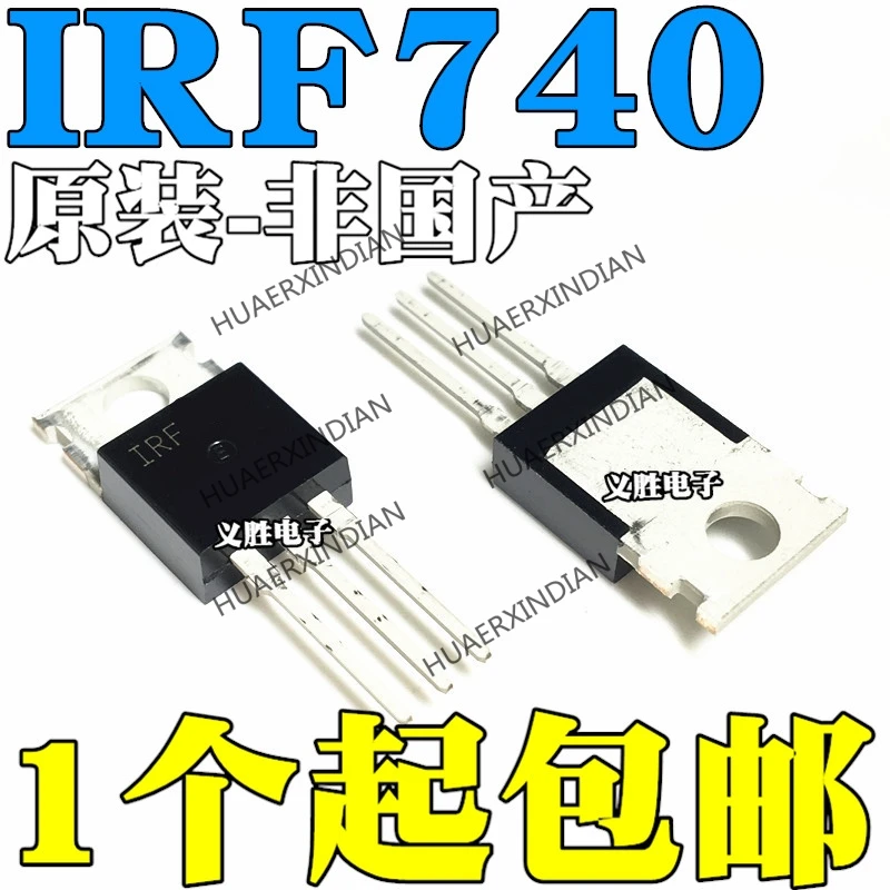 10 шт./лот оригинальный IRF740 IRF740PBF 10А/400В MOS TO-220 Новый | Электронные компоненты и