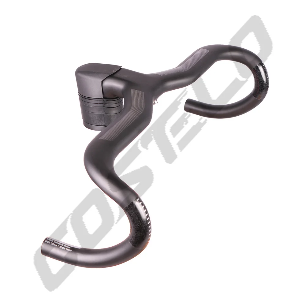 

2020 New Road bike integrated handlebar for mechanical and di2 integrated cockpit 1:1 model Creston iC Bicycle handlebar