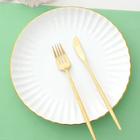 european phnom penh chrysanthemum breakfast plate ceramic western tableware steak plate household dishes cake dessert plate