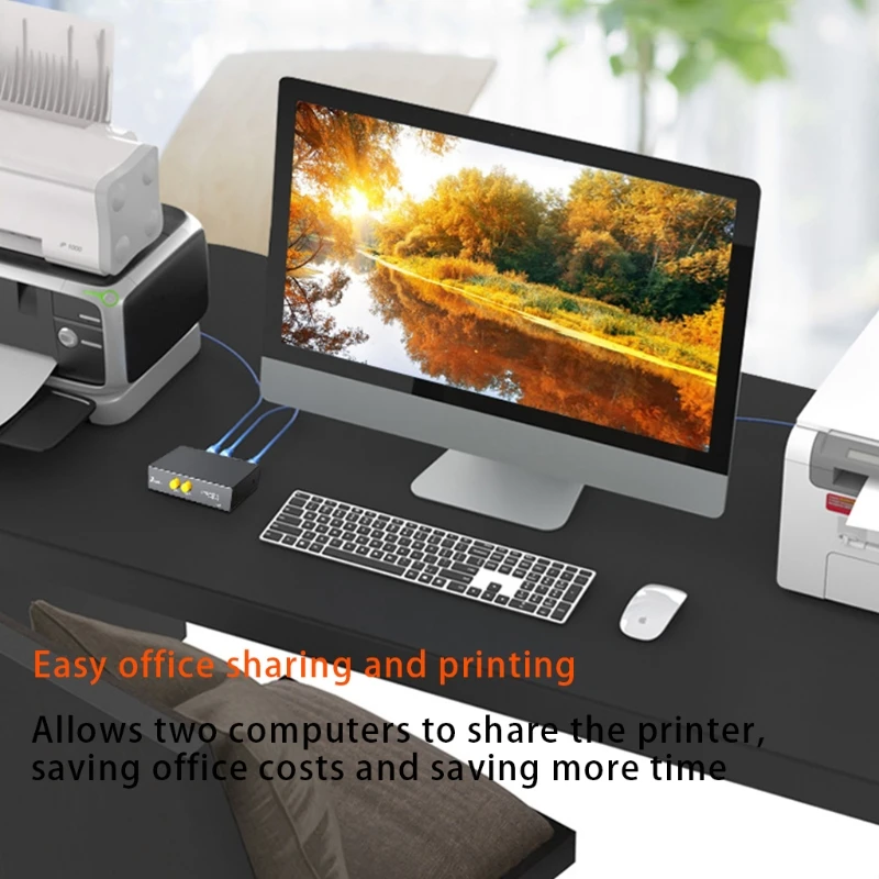 

USB-адаптер для принтера R91A 2 в 1, 2 порта USB