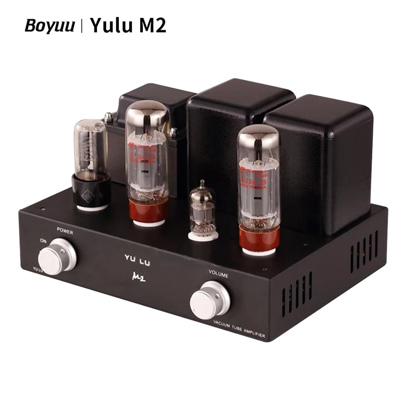 melhor Boyuu Yulu M2 Tubo Amplificador El34 Classe Um Single-end Integrado 5y3 Lâmpada Desktop Amp