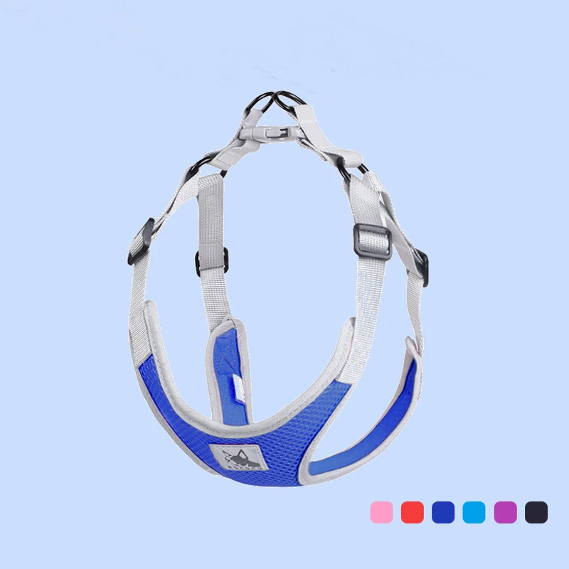 

Dog Harnesses Pets Supplies Reflective Waterproof Breathable Lightweight For Puppy Chihuahua Training French Bulldog Accessories
