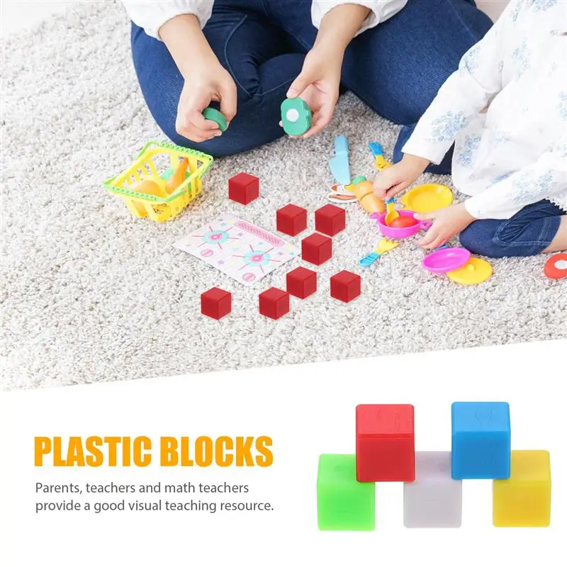 

200Pcs Portable Delicate Intelligence Developing Toys Practical Cubes Plastic Blocks