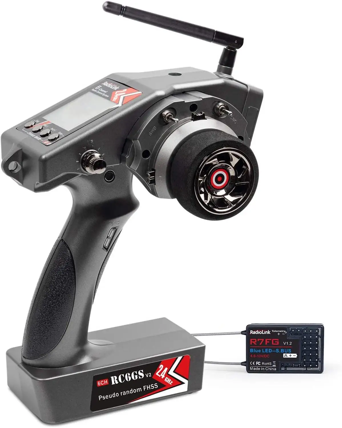 Автомобильный контроллер RadioLink RC4GS V2/ RC6GS V2 2 4G 4CH передатчик + R6FG/R7FG HV