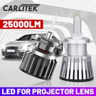 9005 светодиодные фары 360 лм 9012 светодиодный H7 LED H1 H11 H8 H9 CSP чип 9006 HIR2 Bi-светодиодный для линз проектора 100 HB3 HB4 Вт 12 В