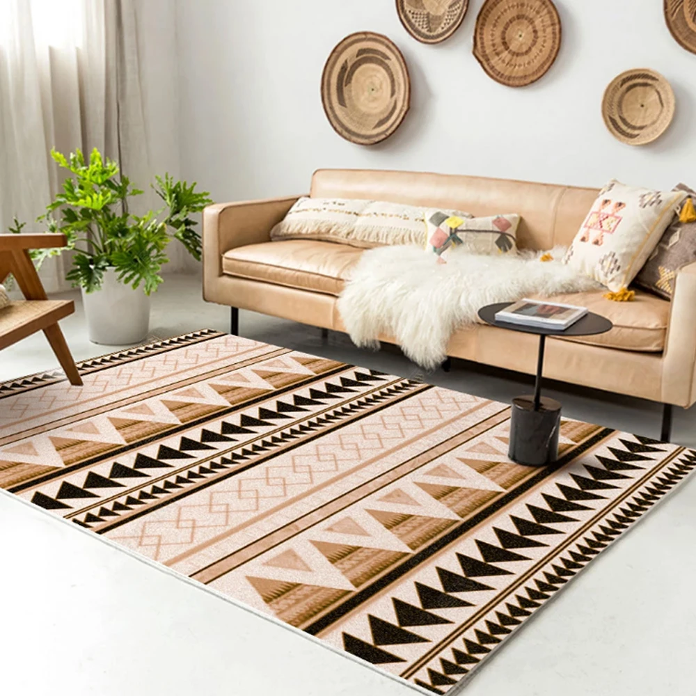 

Simple Style Printed Flannel Area Rug Room Area Rug Floor Carpet Welcome Foot Pad Living Bedroom Decorative Home Room Tapestry