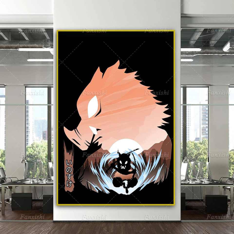 

Devils Killer Inosuke Japanese Anime Canvas Poster And Prints Home Decor Pictures Modern Living Room Cuadros Wall Art Painting