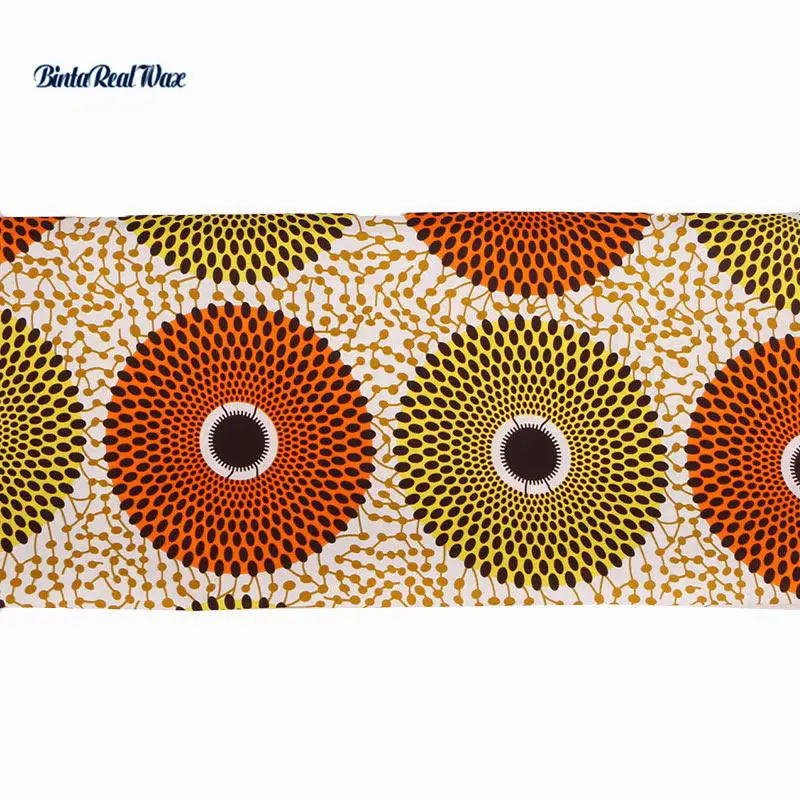 Высокое качество 6 ярдов африканская ткань полиэстер восковые принты Анкары
