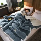 Супертеплое одеяло mmermind 200x230 см, роскошное плотное одеяло s для кровати, Флисовое одеяло, зимнее покрывало для кровати для взрослых UX49 #
