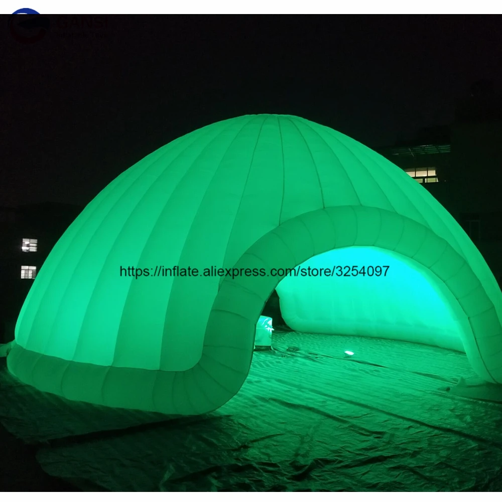 Günstig Led Beleuchtung Riesigen Aufblasbaren Kuppel Ereignis Zelt, 10x5m Aufblasbare Party Zelt Mit Guter Preis
