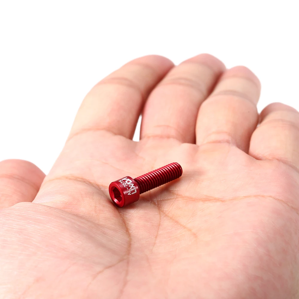 4 шт. M5 * 17 мм велосипедный велосипед стержневые винты болты Сверхлегкий AL7075