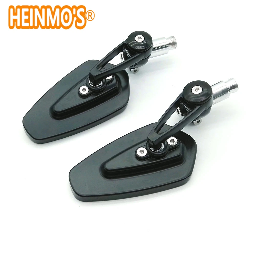 Новый черный цвет двигатель Цикл Зеркало заднего вида зеркала Боковая ручка БАР