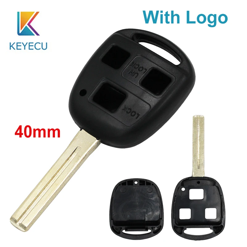 KEYECU сменный автомобильный чехол для Lexus RX300 ES300 IS35 IS200 ES240 с Дистанционным Ключом 3