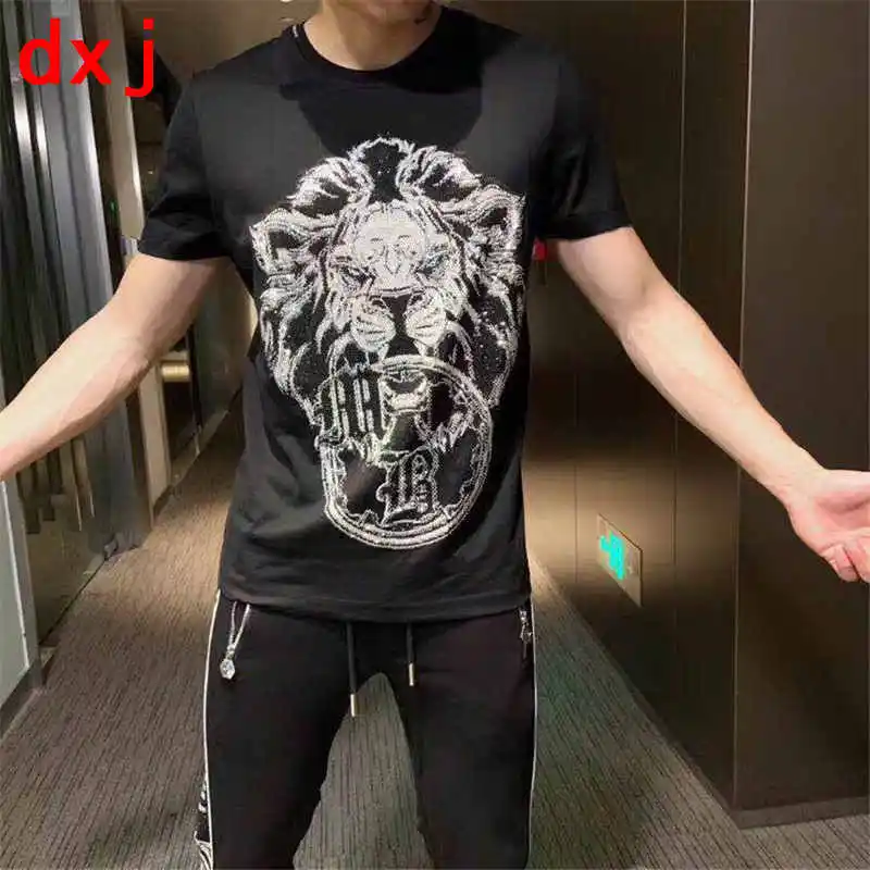 Мужская футболка с коротким рукавом F. N. JACK Повседневная Уличная в стиле панк