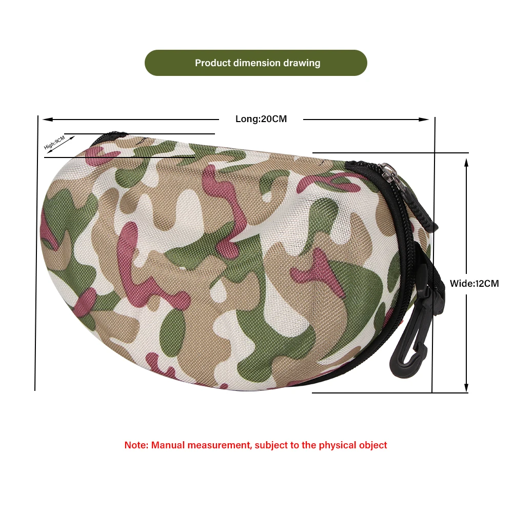 

durable Outdoor Ski Mountaineering Glasses Storage Box Anti-pressure Anti-drop Anti-scratch Lens Multi-function Goggles Box