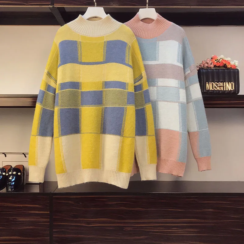 

Pullover Women Knitted Cardigans Sweater Fashion Autumn Long Sleeve Loose Coat Casual Button Thick V Neck Solid Female Tops 2020