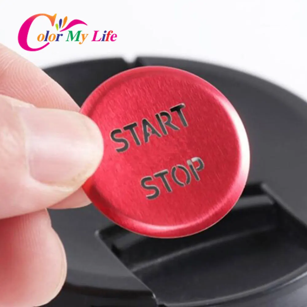 2 шт. автомобильный двигатель старт стоп Стайлинг Аксессуары зажигание толчок