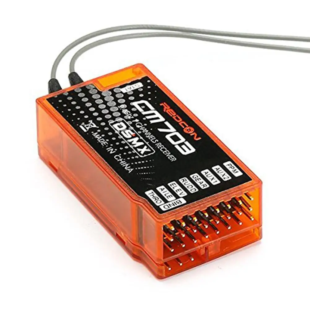 Redcon CM703 2 4G 7CH для DSM2/DSMX совместимый приемник с выходом PPM | Игрушки и хобби