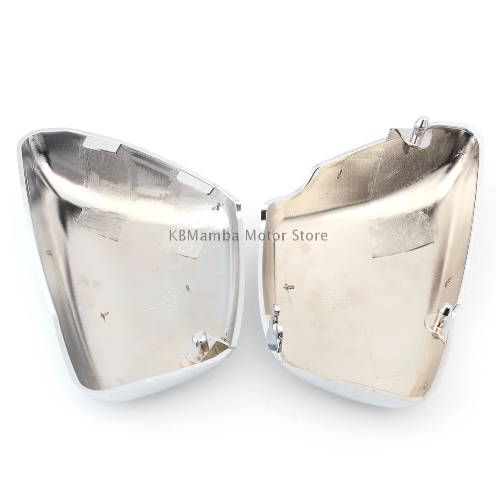 Боковой обтекатель для аккумулятора мотоцикла хромированный чехол Yamaha XV 700 750 1000